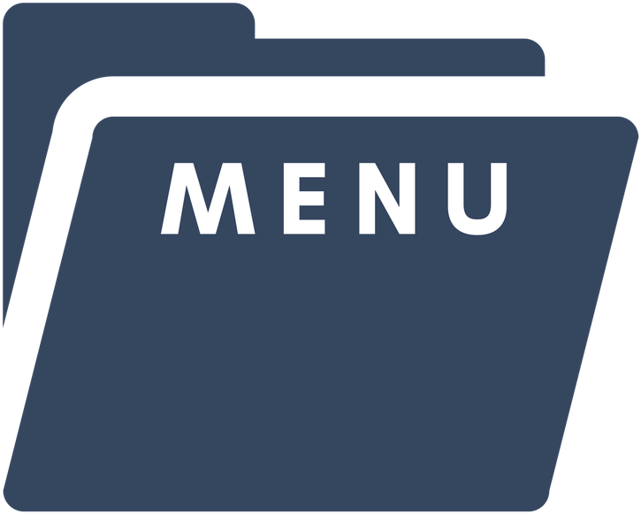 Denim Folder Menu - Sign Clipart (800x800), Png Download