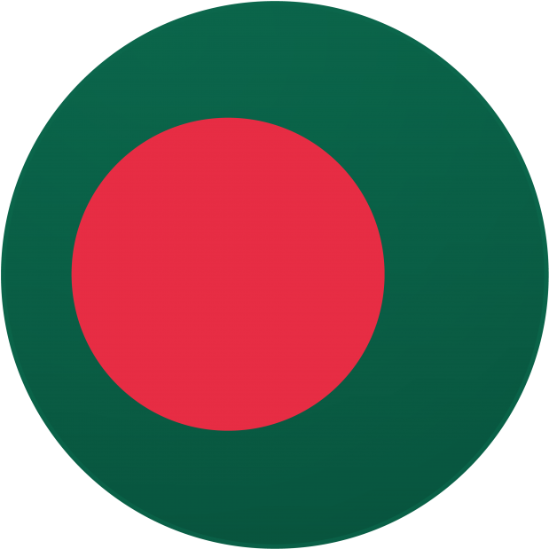 Bangladesh Flag Icon - Circle Clipart (866x650), Png Download
