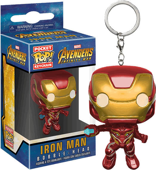 Accessories - Iron Man Funko Pop Keychain Clipart (600x600), Png Download