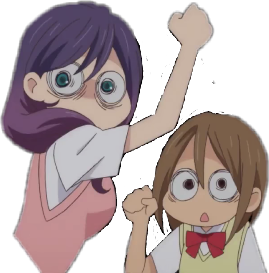 Depressed Tumblr Crying Anime Weeb Sotd Fuck Suicidal - Watashi Ga Motete Dousunda Chibis Clipart (903x918), Png Download