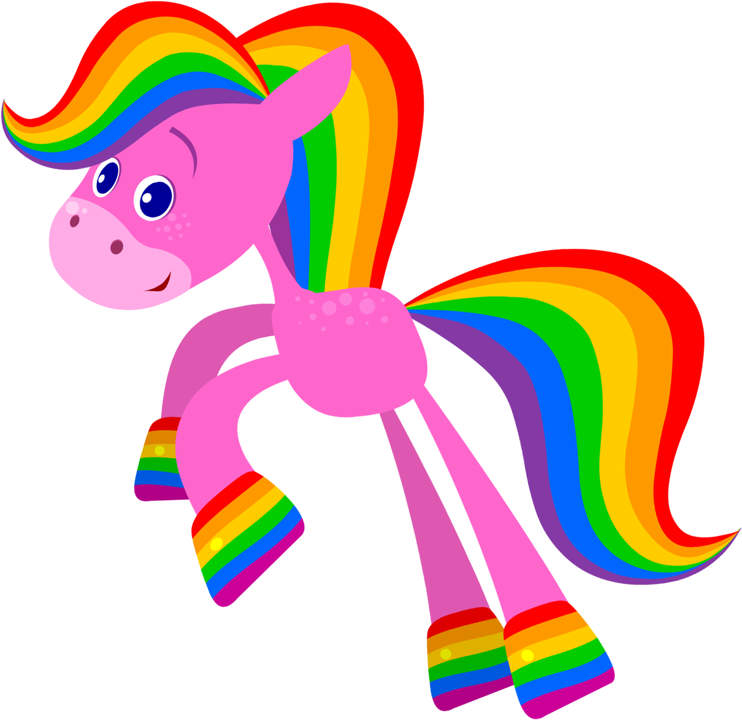 Rainbow Horse Dvd - Baby First Tv Characters Rainbow Horse Clipart (1500x2400), Png Download