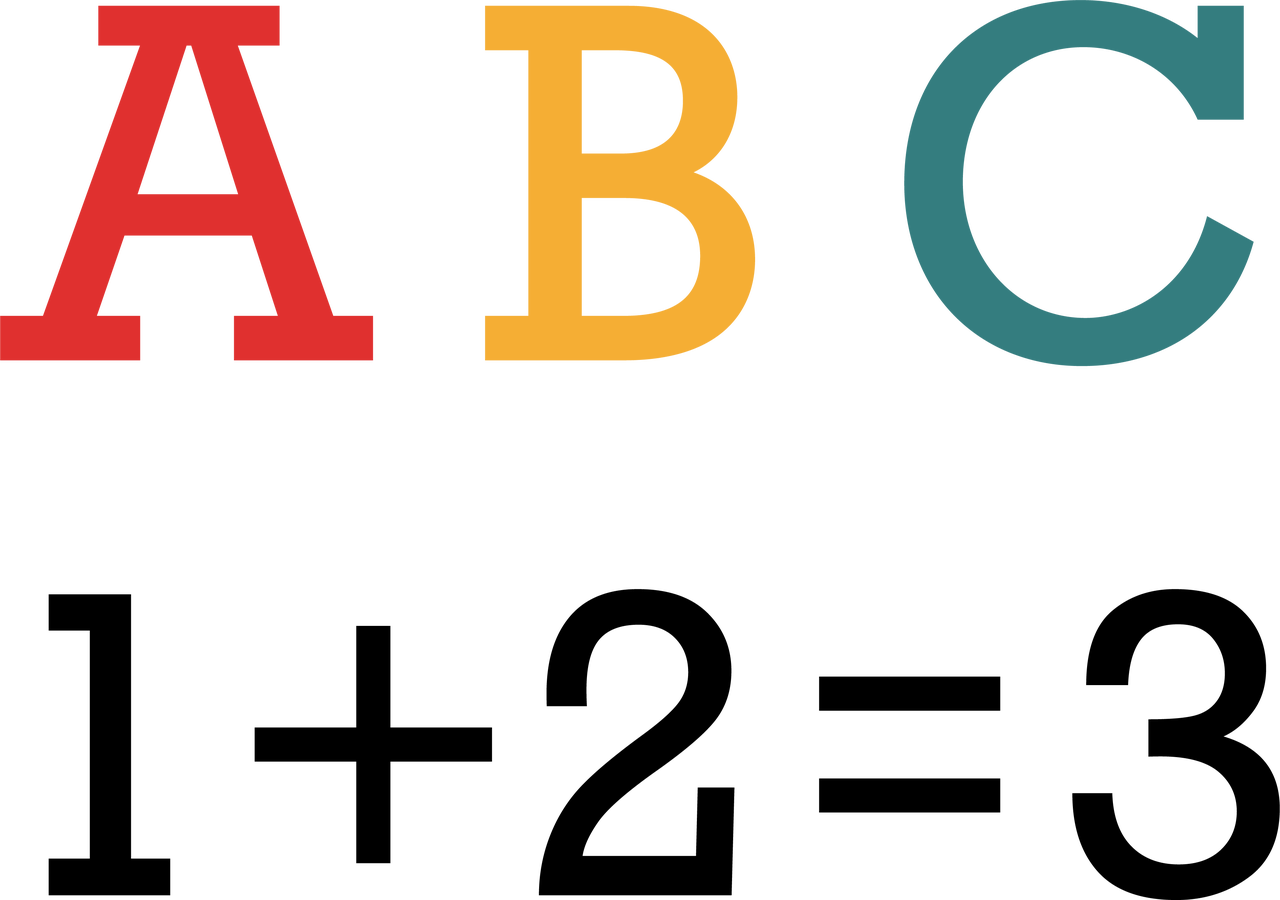 Abc 123 Svg Cut File - Colorfulness Clipart - Large Size Png Image - PikPng