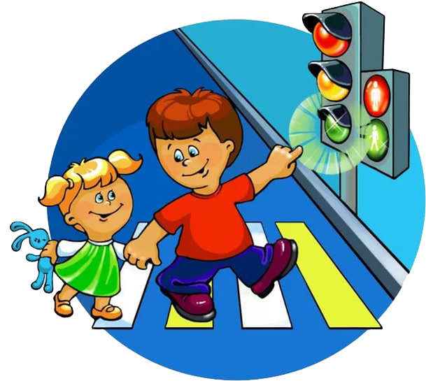 123 - Segurança Rodoviária Infantil Clipart (638x600), Png Download