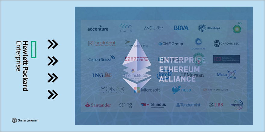 Hp Eea Ethereum Alliance - Hewlett Packard Enterprise Clipart (880x440), Png Download