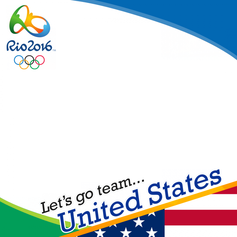 Usa Rio 2016 Team Profile Picture Overlay Frame Filter - Olympic Games Frame 2016 Clipart (1000x1000), Png Download