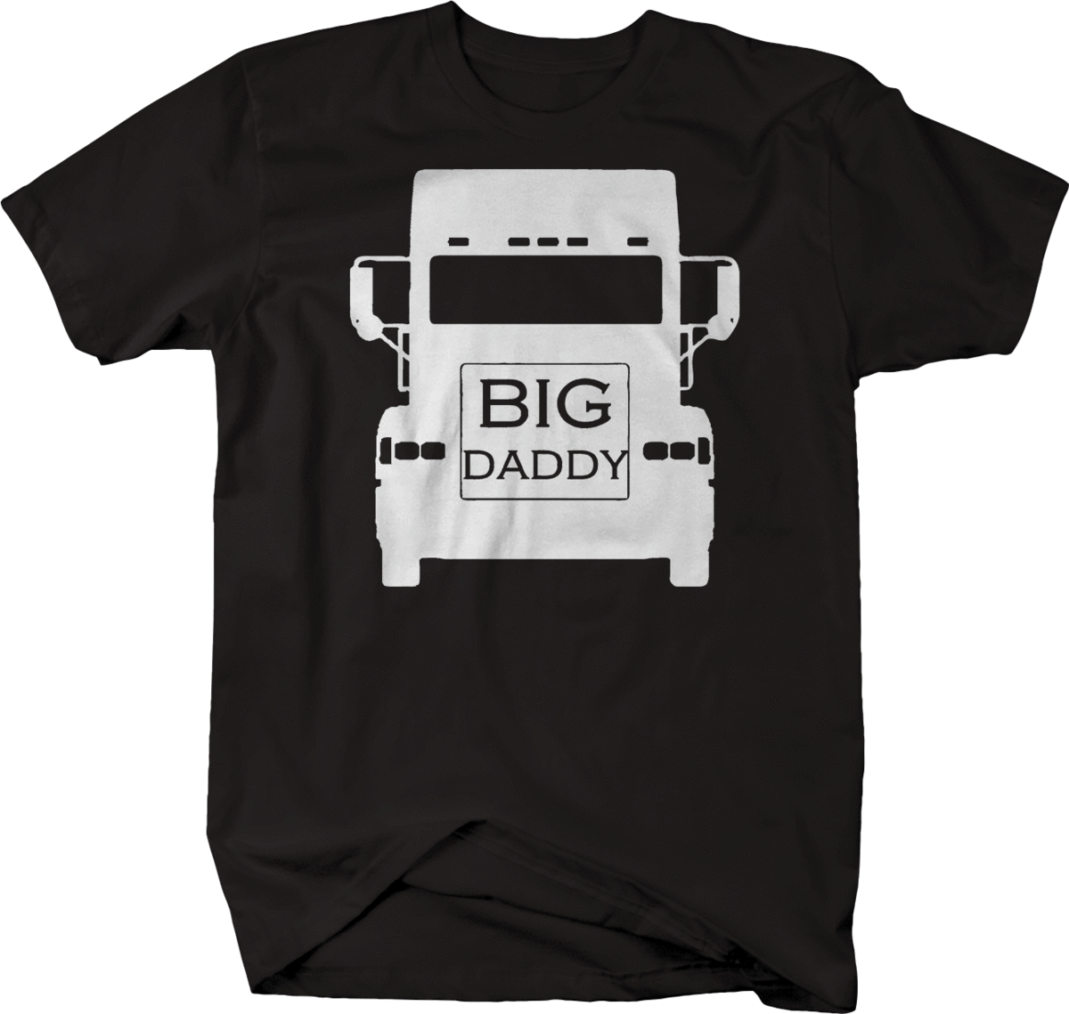 "big Daddy" Semi Truck Diesel Shirt - Bowling T Shirt Designs Clipart (1200x1139), Png Download