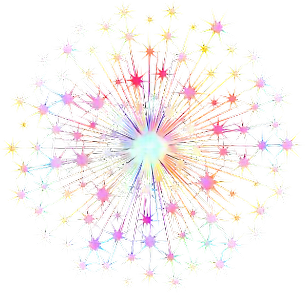 #mq #fireworks #swirl #glitter - Circle Clipart (600x576), Png Download