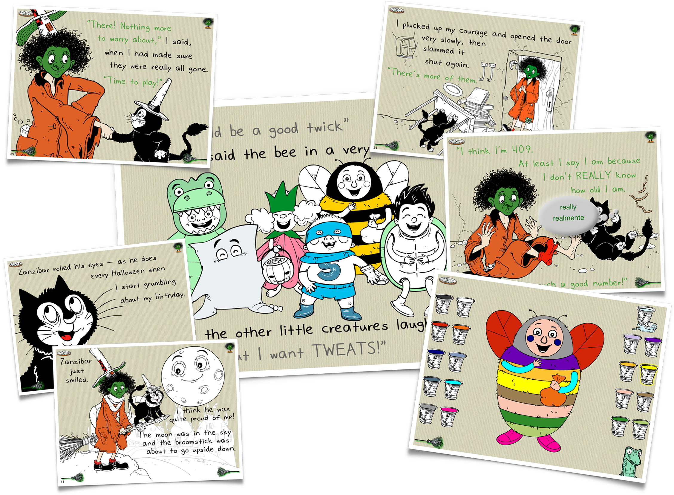 Screen Shots From Heckerty's Halloween - Cartoon Clipart (2256x1656), Png Download