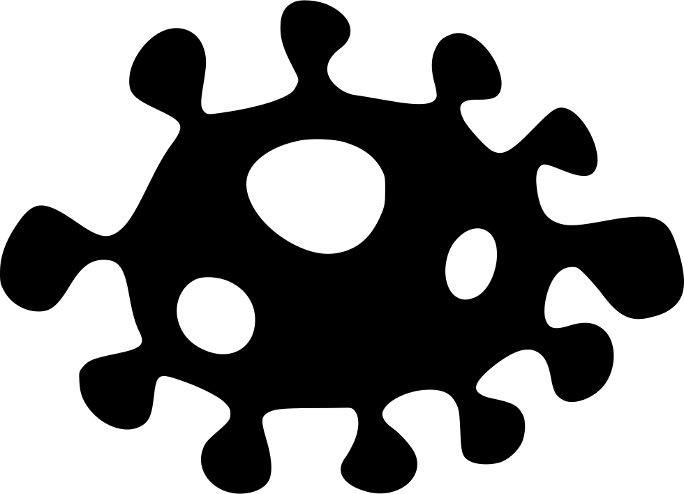 Png File Svg - Bacteria Symbol Clipart (980x708), Png Download