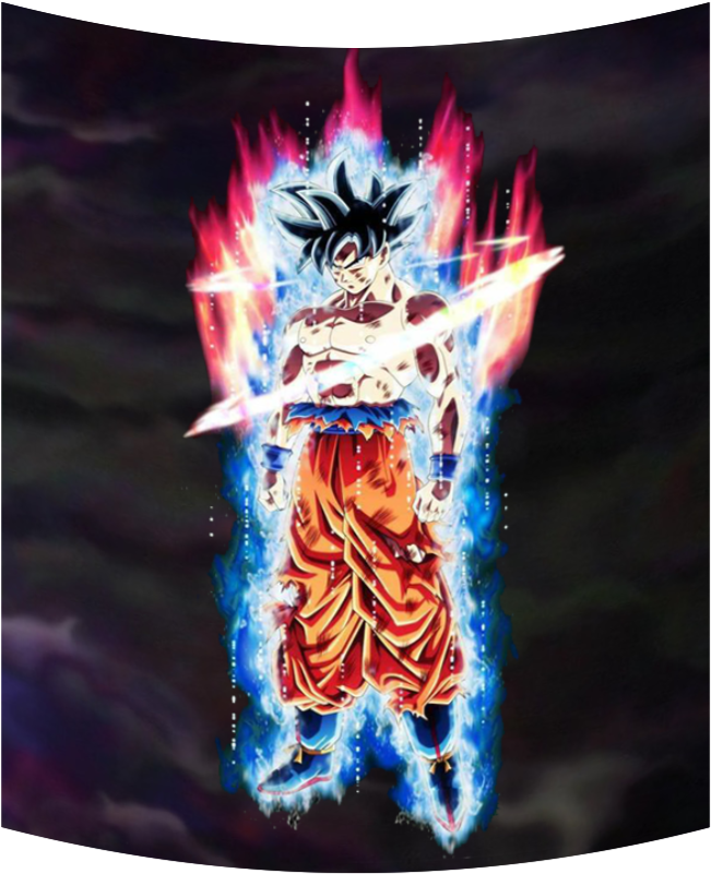 Full Body Ultra Instinct Goku Clipart (1000x1200), Png Download