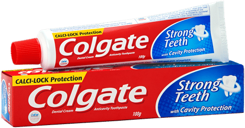 Colgate Dental Cream Anti-cavity Toothpaste For Strong - Colgate Clipart (800x800), Png Download