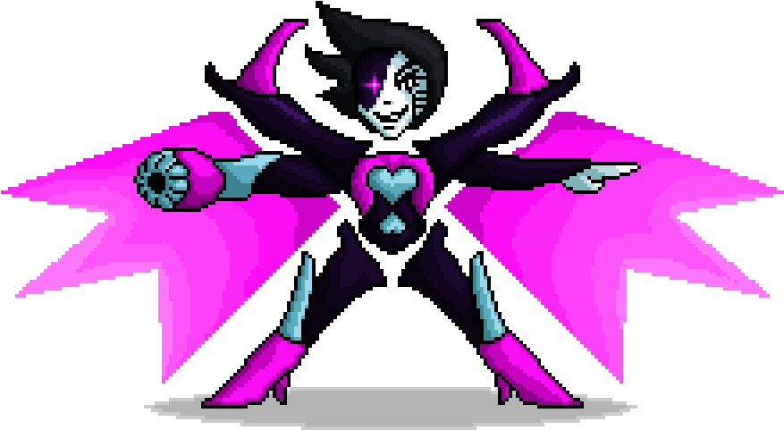 #mettatonneo #mettatonex #mettaton #undertale Photo - Mettaton Neo Colored Sprite Clipart (984x598), Png Download