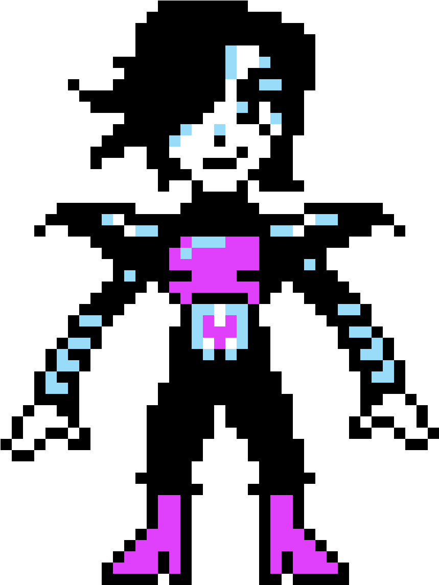 Mettaton Ex - Mettaton Sprite Clipart (1100x1188), Png Download