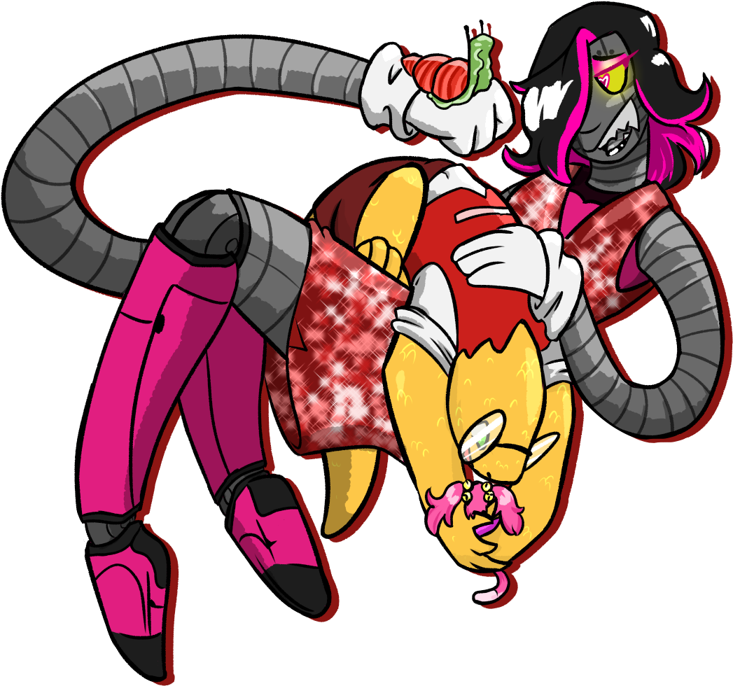 Tags Undertale, Mettaton, Mettaton Ex, Alphys, Red - Cartoon Clipart (1200x1024), Png Download