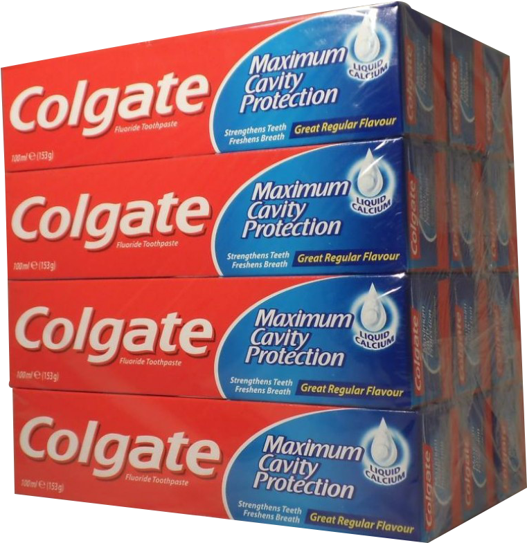 Colgate Toothpaste - Packaging And Labeling Clipart (800x800), Png Download