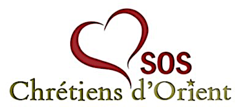 Logo Sos Chrétiens D Orient - Heart Clipart (848x378), Png Download