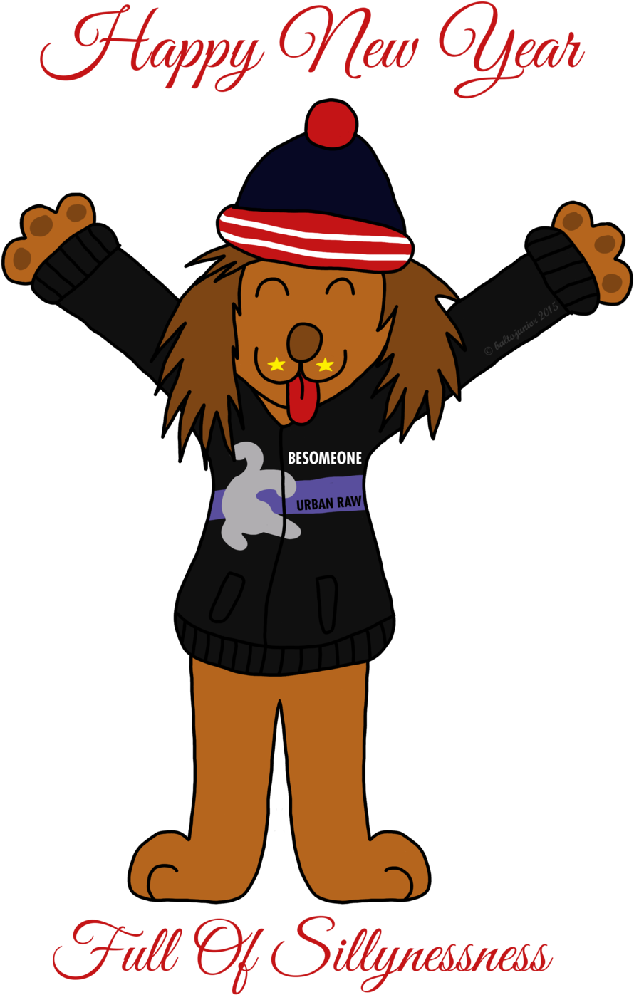 Happy New Year - Cartoon Clipart (1024x1448), Png Download