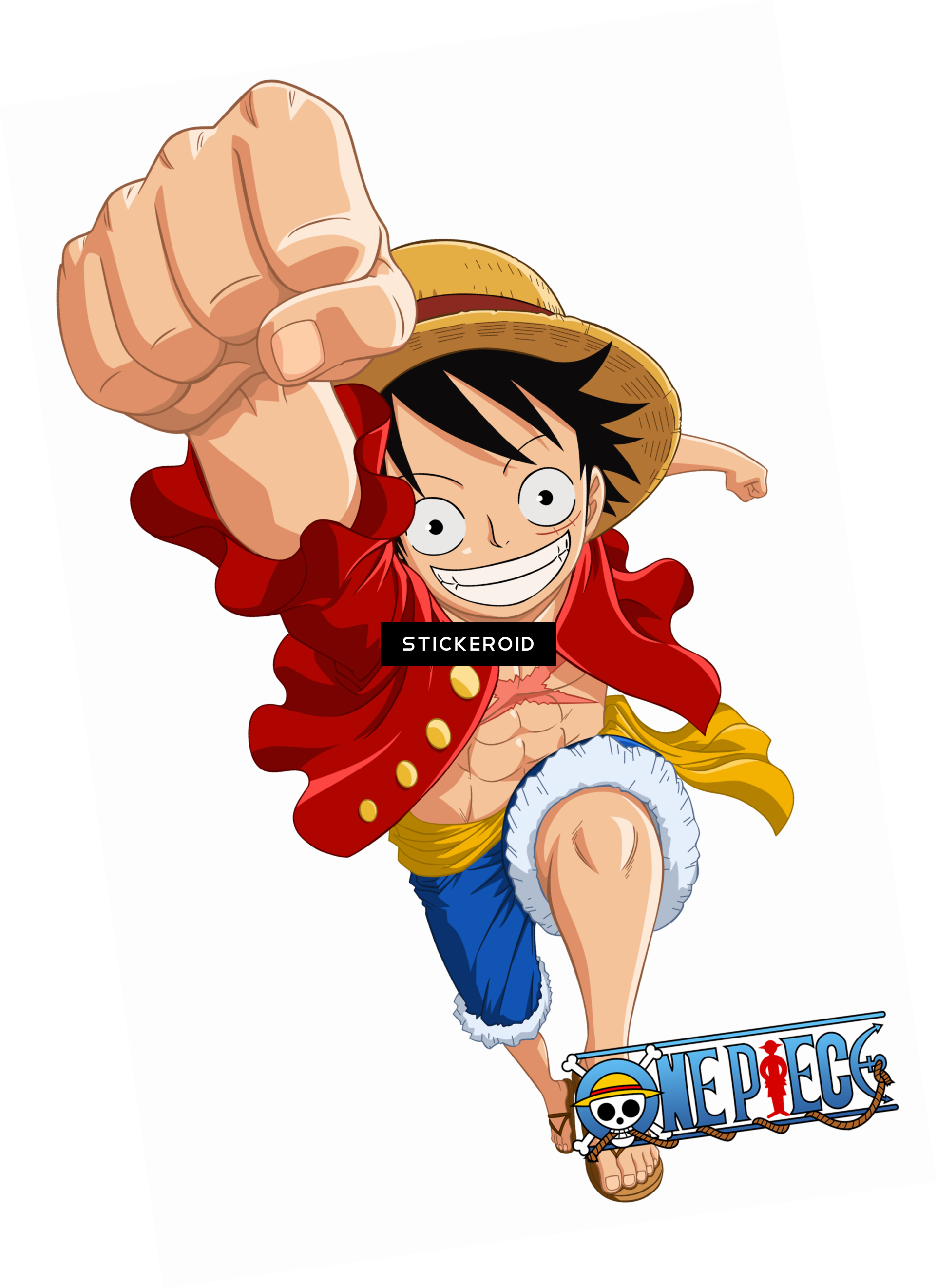 قرد D Luffy Png صورة شفافة قطعة واحدة - One Piece Luffy Png Clipart (1923x2643), Png Download