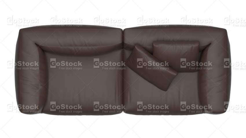 Brown Leather Sofa - Comfort Clipart (850x479), Png Download