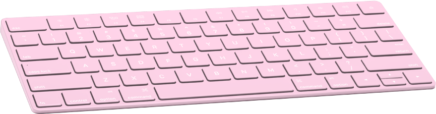 Keyboard Imac Laptop, Laptop Computers, Computer Keyboard, - Computer Keyboard Clipart (1000x600), Png Download