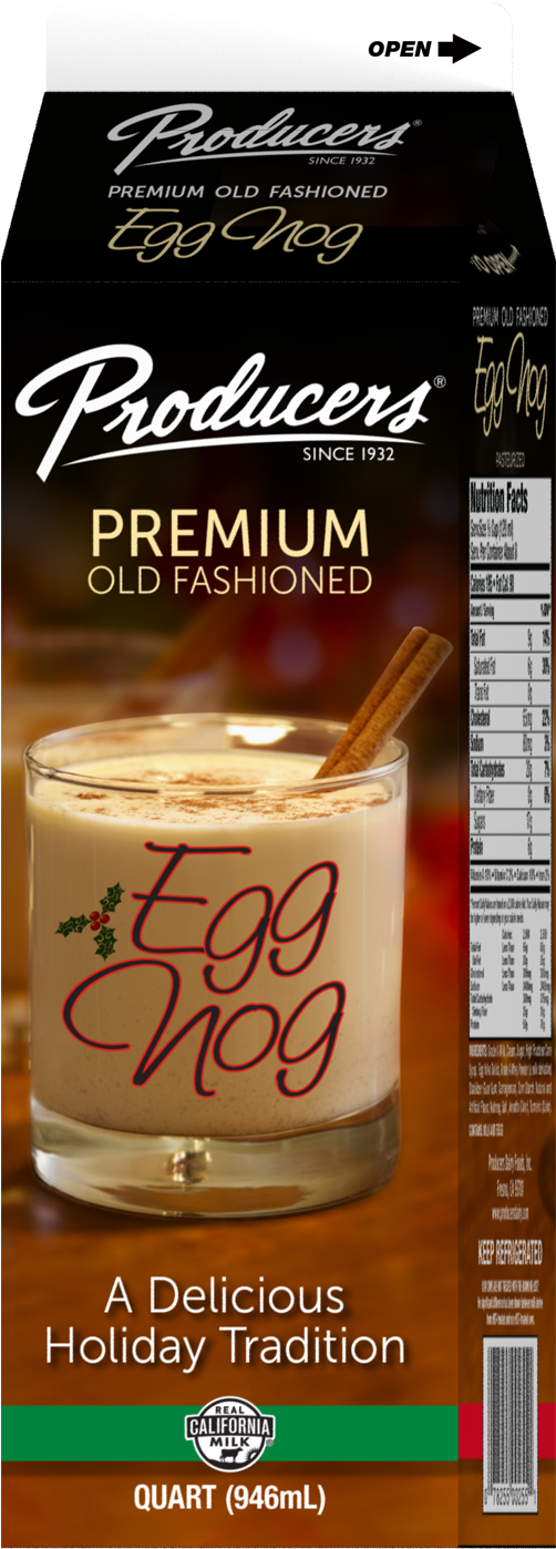 Premium Egg Nog - Tin Clipart (665x1500), Png Download