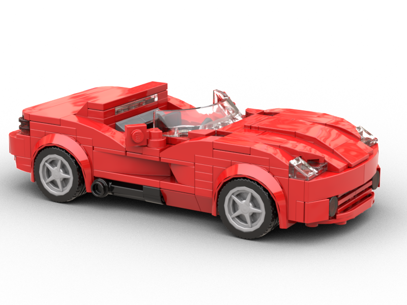 Mocdodge Viper Moc - Convertible Clipart (800x600), Png Download