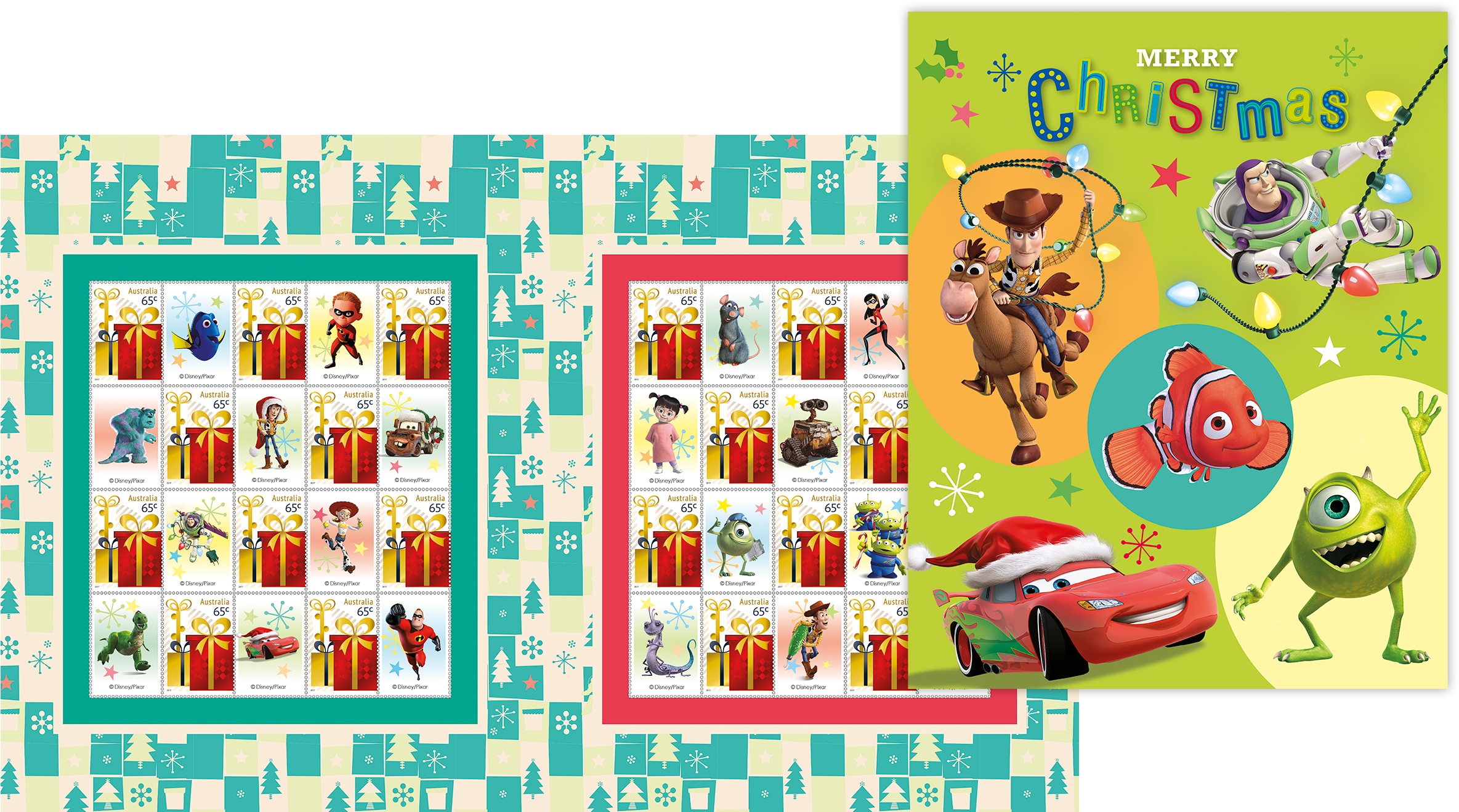 Pixar Stamp Pack - Cartoon Clipart (2400x1350), Png Download
