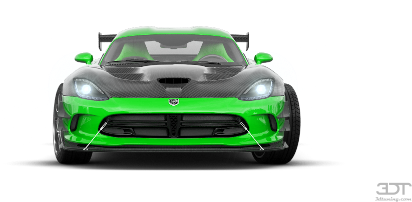 Dodge Srt Viper 2 Door Coupe - Supercar Clipart (1004x500), Png Download