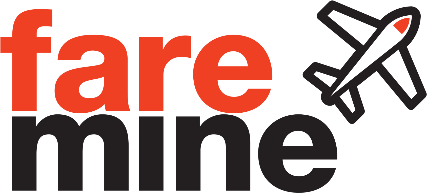 Fareminewithplanelogo Clear - Graphic Design Clipart (1940x800), Png Download