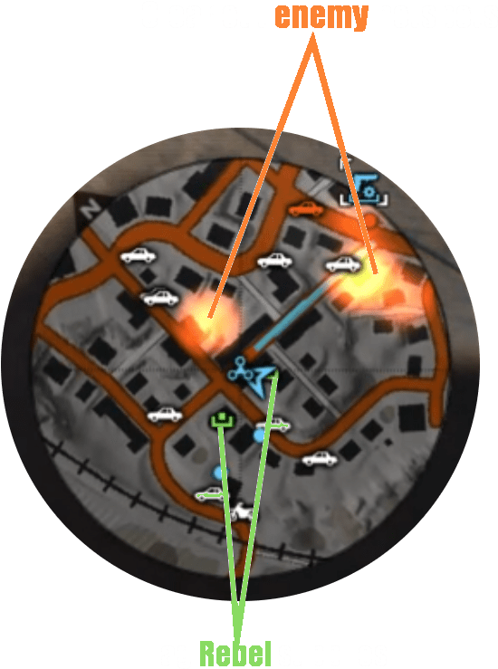 Ghost Recon Wildlands Png - Wildlands Mini Map Clipart (550x739), Png Download