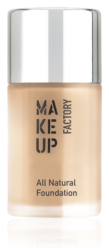 All Natural Foundation For A Radiant Complexion By - Make Up Factory Clipart (435x983), Png Download