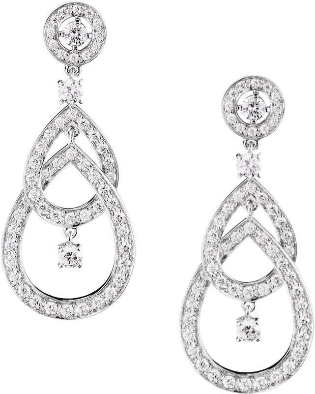 Earing Png - Pivoine Boucheron Boucles D Oreilles Clipart (960x960), Png Download