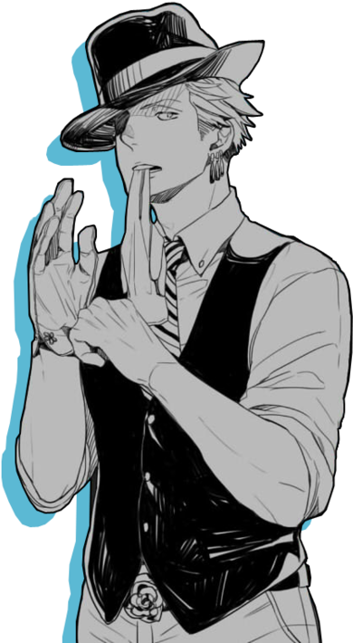 Zoro Au Clipart (500x750), Png Download