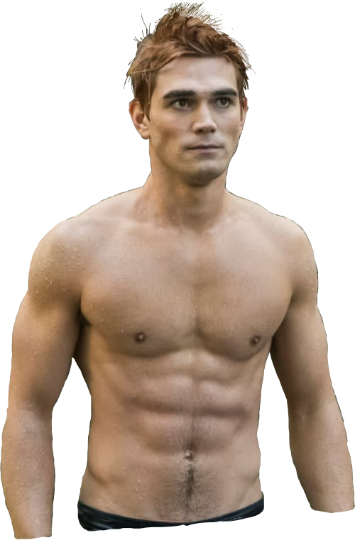 #archieandrews #archiekins #riverdale #rvd #archie - Barechested Clipart (500x761), Png Download