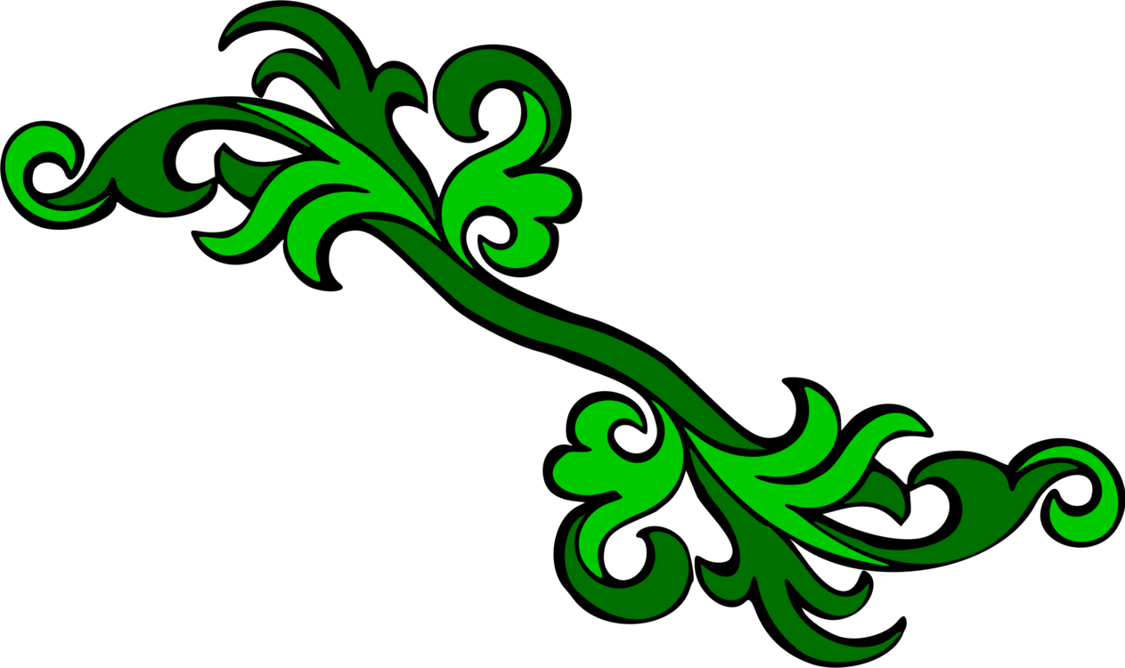 Ornament Symmetry Leaf Line Art Cartoon Clipart (1263x750), Png Download