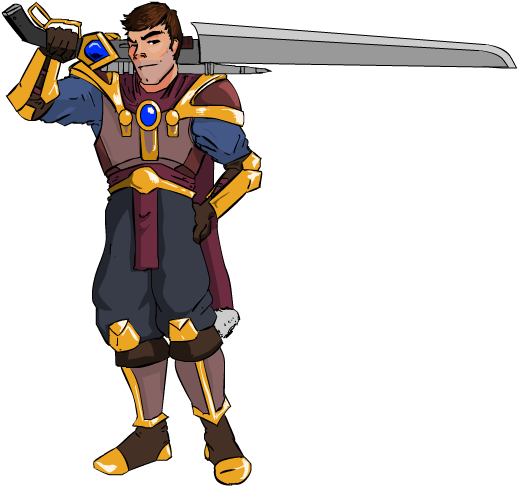 Jayce-garen - Fusion Garen Darius Clipart (980x585), Png Download