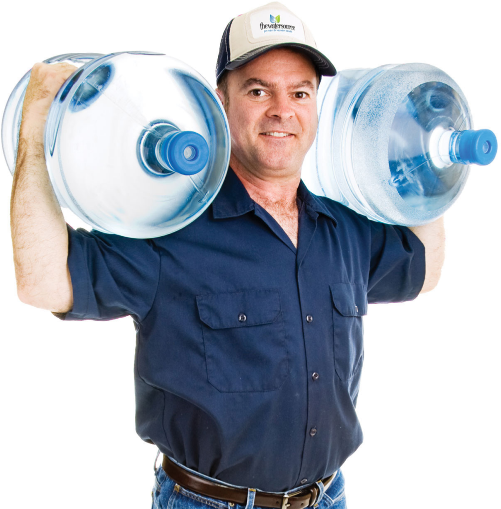 Delivery Man Png , Png Download - Water Delivery Man Clipart (1003x1019), Png Download