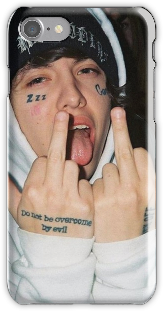 Lil Xan Rapper Betrayed Xanarchy Iphone 7 Snap Case - Lil Xans Tattoo On Hand Clipart (750x1000), Png Download