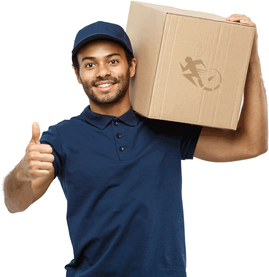 Phone - African American Delivery Man Clipart (570x574), Png Download