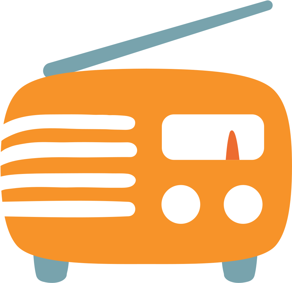File - Emoji U1f4fb - Svg - Radio Emoji Clipart (1024x1024), Png Download