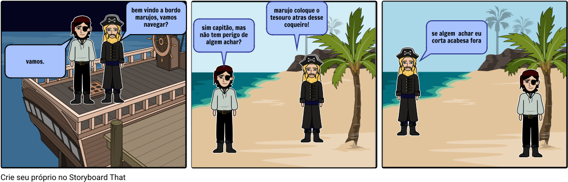 A Ilha Do Tesouro - Cartoon Clipart (1164x385), Png Download