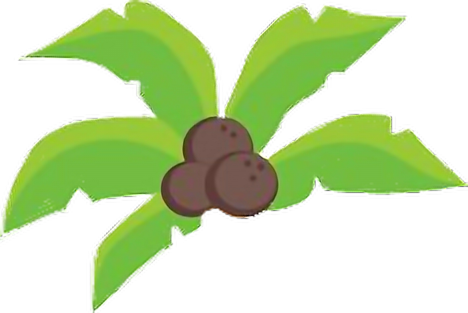 Coqueiro Sticker - Cartoon Clipart (932x624), Png Download