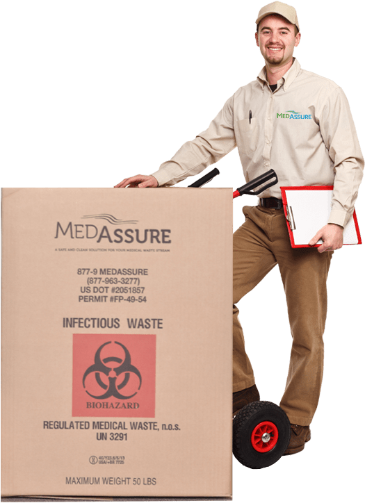 Delivery Man-container - Moving Company Clipart (531x725), Png Download