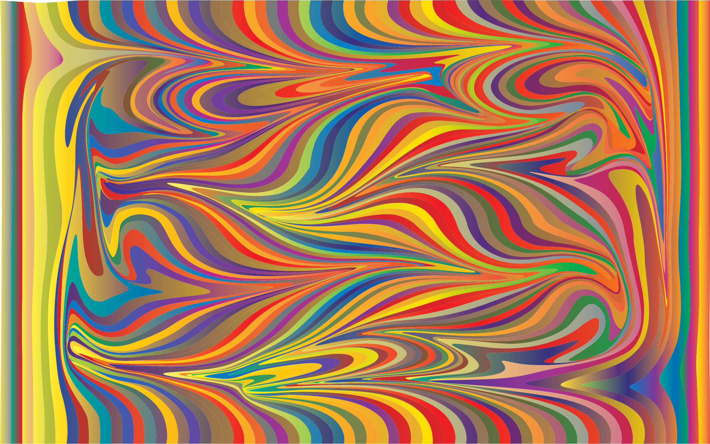 This Free Icons Png Design Of Million Degree Euphoria - Psychedelic Art Clipart (2400x1502), Png Download