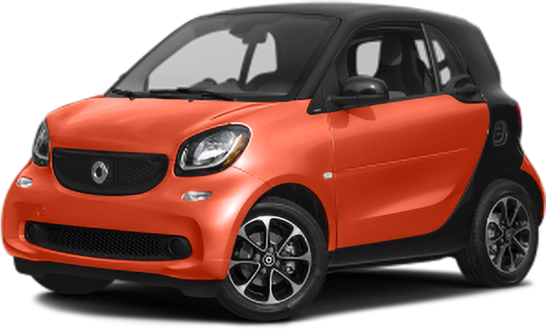 2018 Smart Fortwo Coupe - 2016 Smart Fortwo Clipart (801x530), Png Download