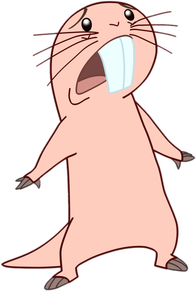 Kim Possible Rufus Frigthened , Png Download - Mole Rat From Kim Possible Clipart (657x976), Png Download