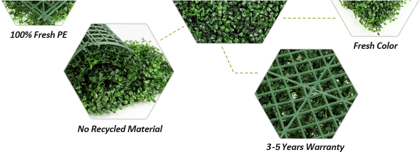 Sunwing Artificial Boxwood Hedges' Features - Floor Clipart (1021x304), Png Download
