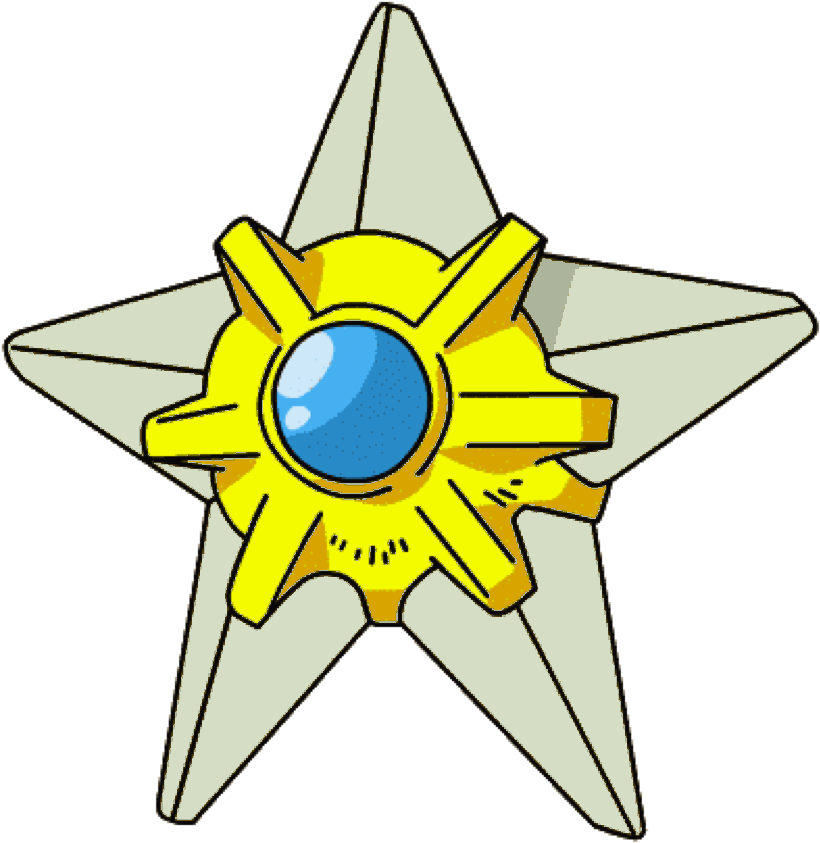 120 Staryu Os Shiny - Pokemon Staryu Clipart (820x843), Png Download