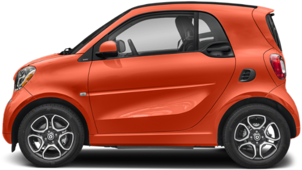 New 2018 Smart Fortwo Electric Drive Passion Coupe - 2019 Smart Fortwo White Clipart (640x480), Png Download