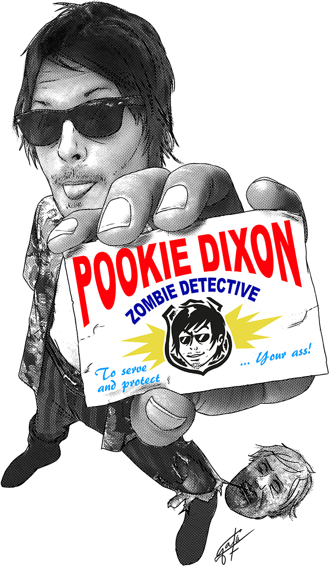 Daryl "pookie" Dixon - Ace Ventura Pet Detective Dvd Clipart (735x1204), Png Download